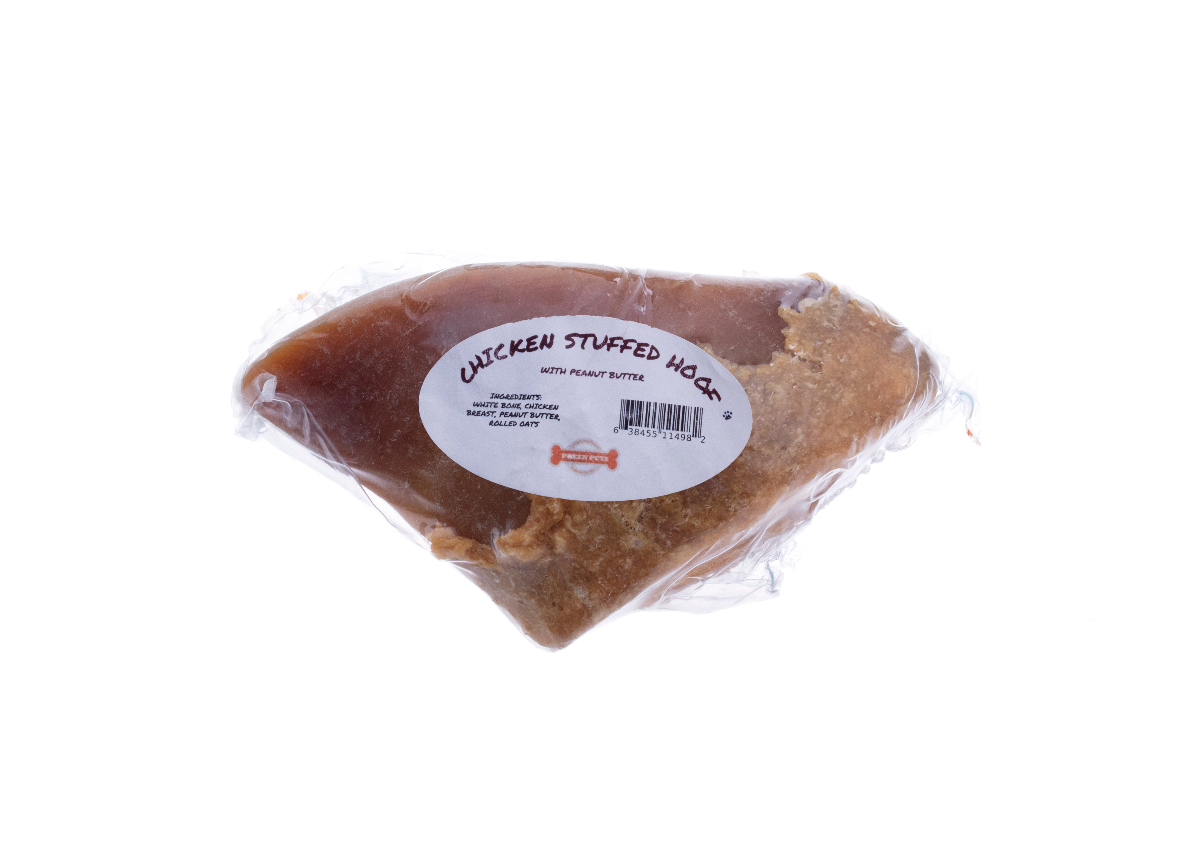 Hooves Dog Chew Stuffed Chicken Breast & Peanut Butter — all-natural dog treats made in the USA by Preen Pets (photo 2)