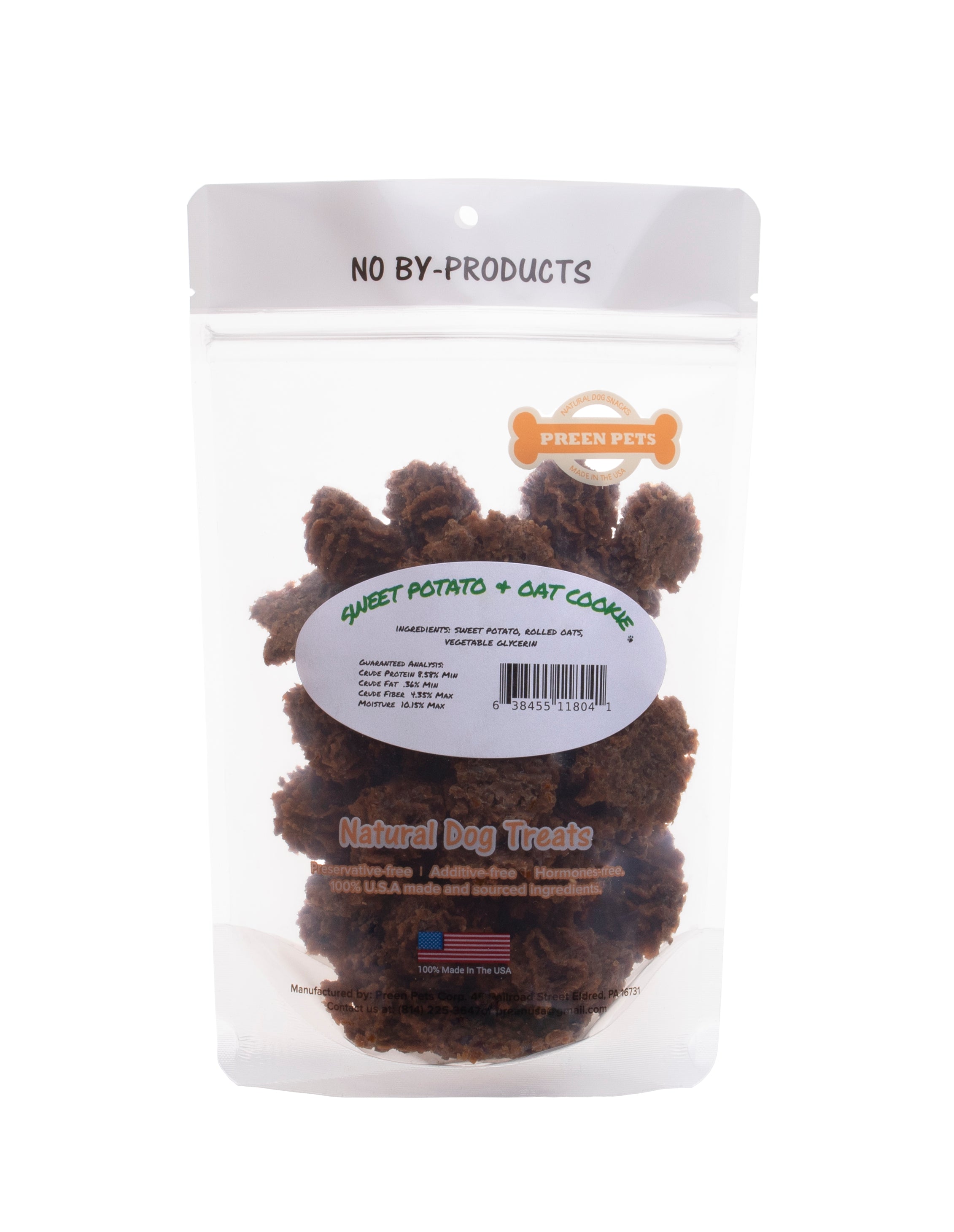 Sweet Potato & Oat Cookies (Very Soft) — all-natural dog treats made in the USA by Preen Pets (photo 3)