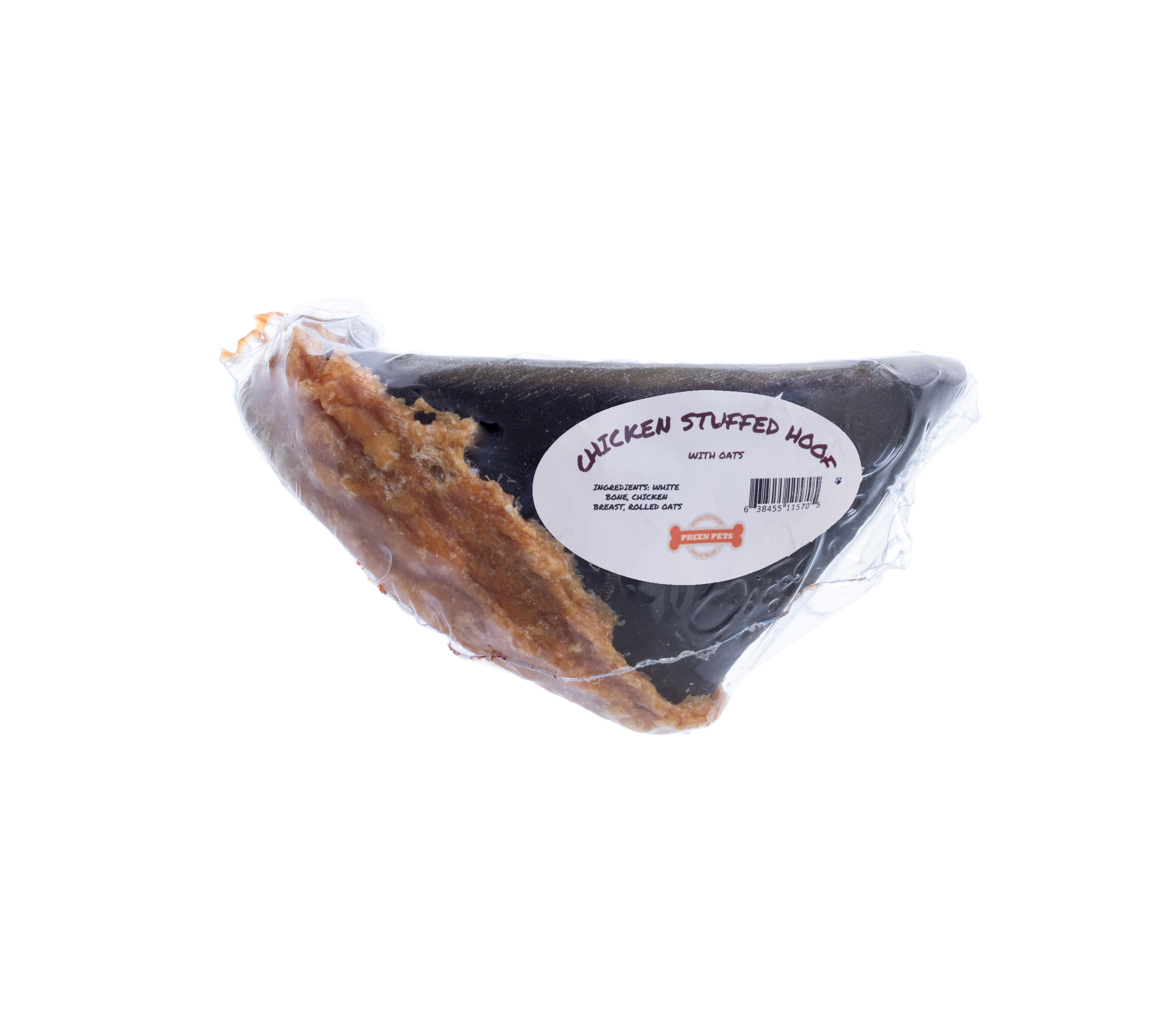 Hooves Dog Chew Stuffed Chicken Breast - Oat — all-natural dog treats made in the USA by Preen Pets (photo 2)