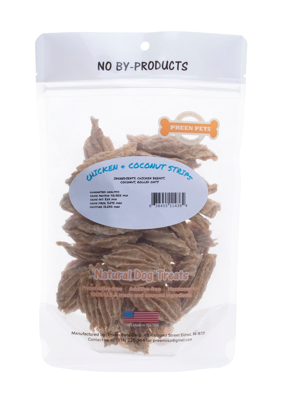 Chicken & Coconut Cookies — all-natural dog treats made in the USA by Preen Pets (photo 3)