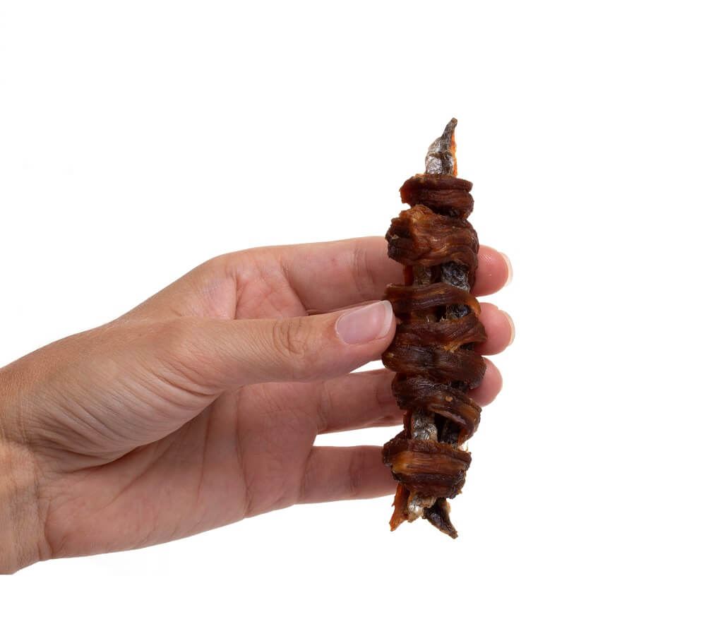 Wild Alaskan Salmon & Sirloin Beef Twists — all-natural dog treats made in the USA by Preen Pets (photo 4)