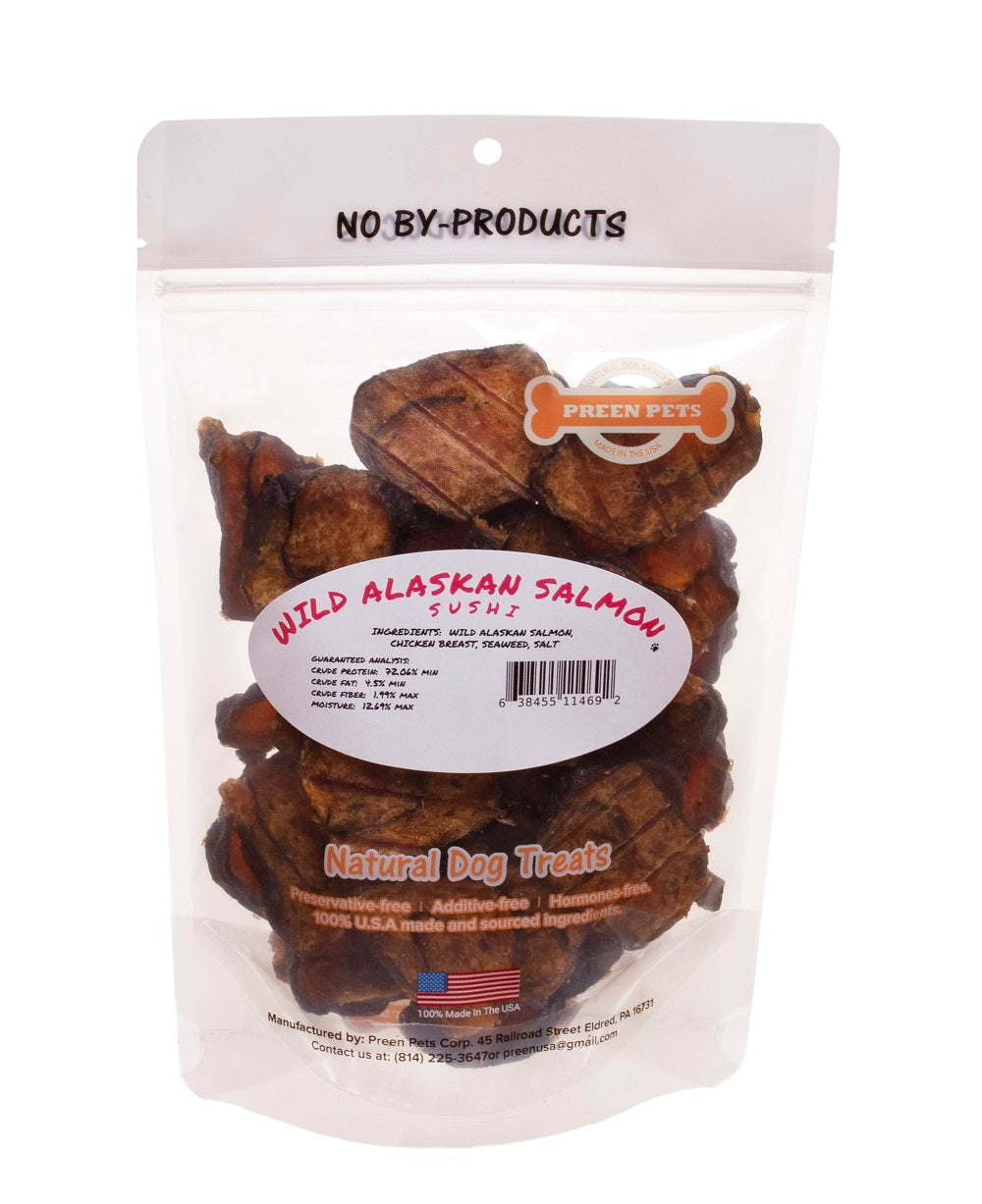 Salmon Sushi — all-natural dog treats made in the USA by Preen Pets (photo 3)